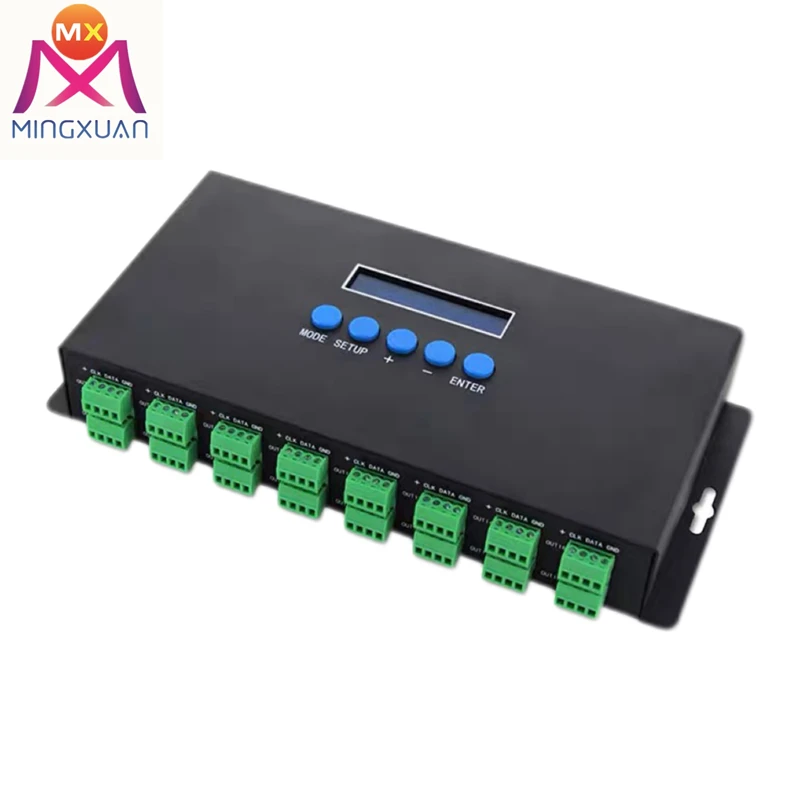 Strip Controller 16 Ports DMX Artnet 16 channels dmx512 Decoder stage console lighting project