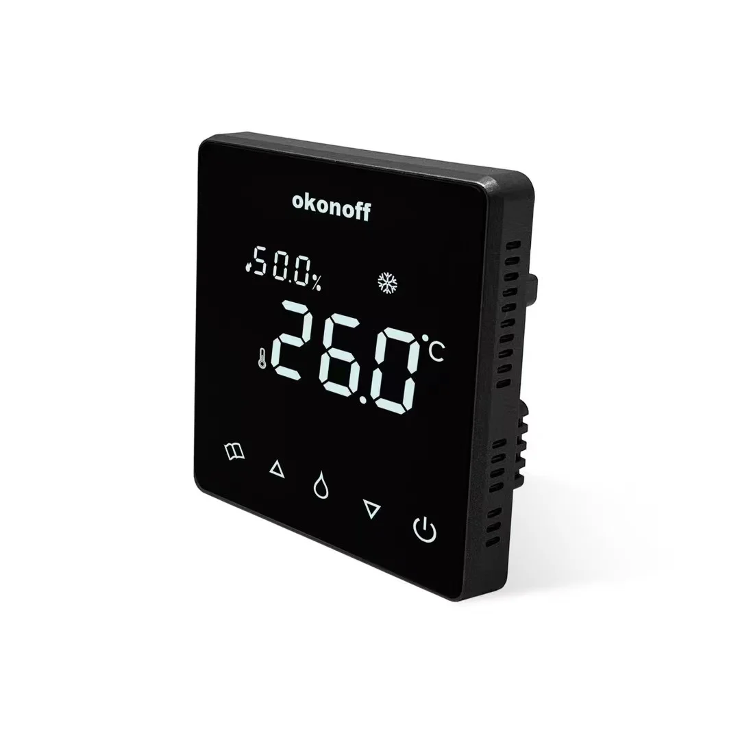 G9AS-DP touch screen RS485 modbus capilliary radiation air conditioning room thermostat