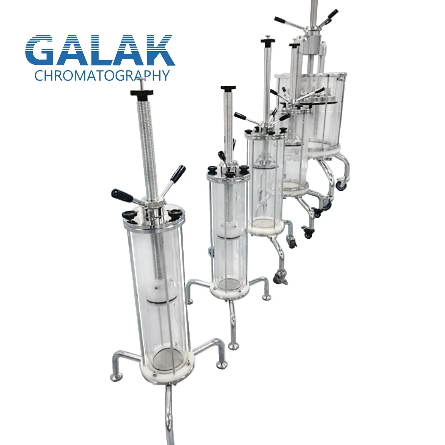 Manual Type Biochemical Purification Low-pressure Liquid Chromatography Glass Column
