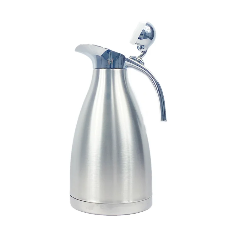 1.5L Health Portable Kettle Stainless Steel Coffee Pot Hot Water Heater Flask Thermos 304