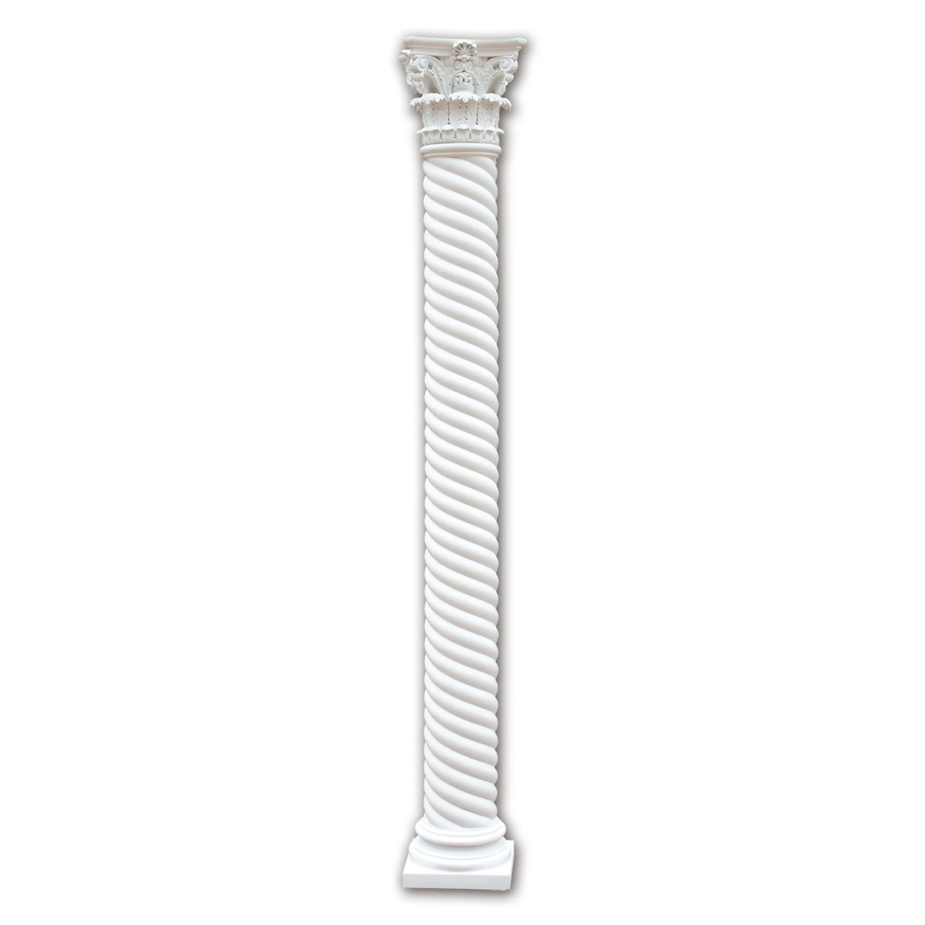 Decorative artificial marble roman pillar column for palace