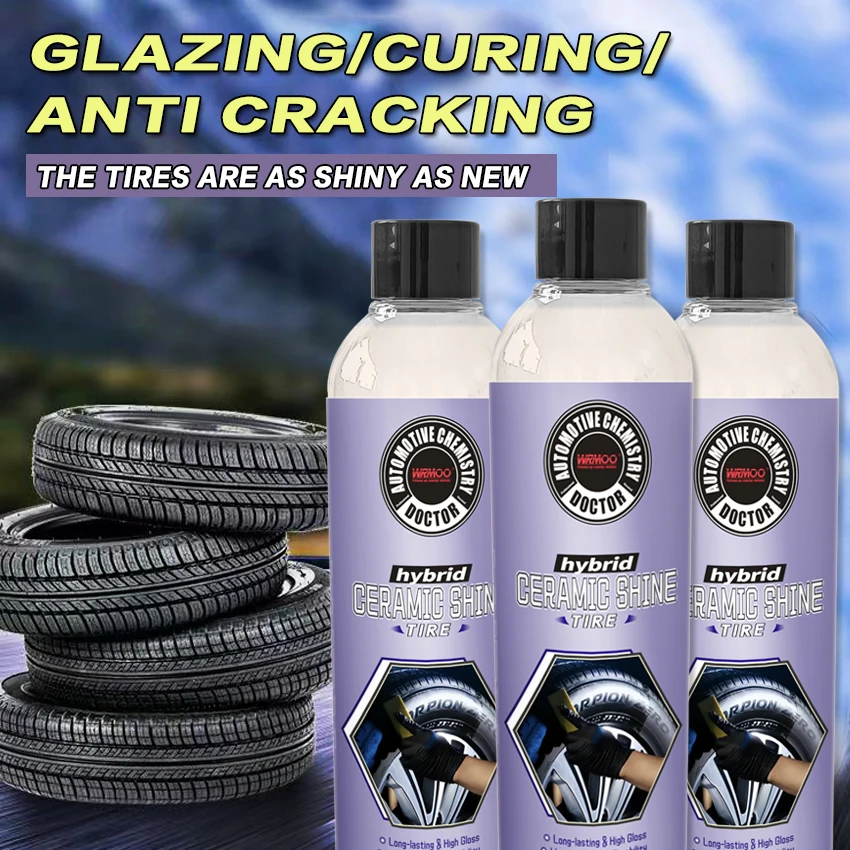 High quality car tire coating solution for polishing, curing, and anti-aging 500ml