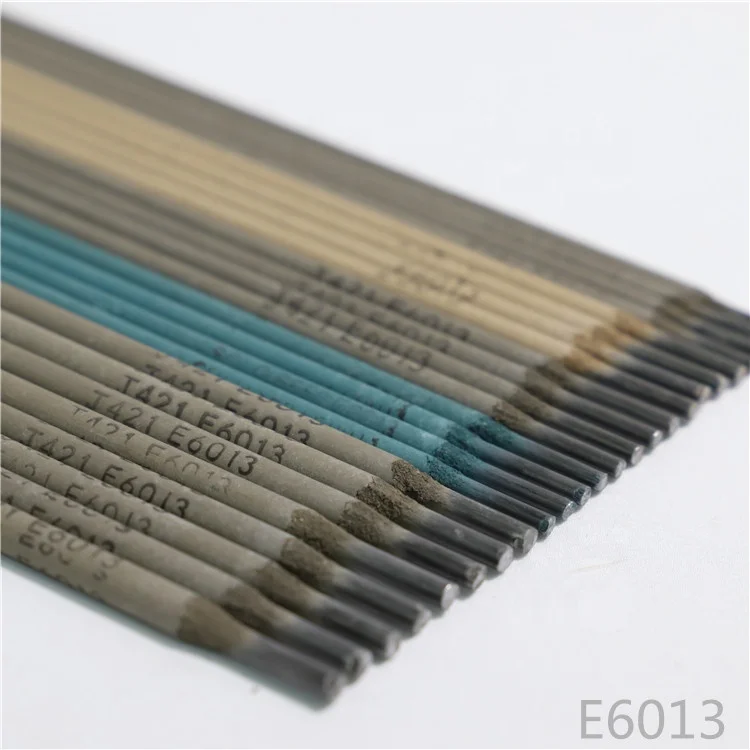 
Tianjin Bridge brand best quality Rutile titanium type little smoke E4313 MT12 carbon steel j421 e6013 electrode welding rod 