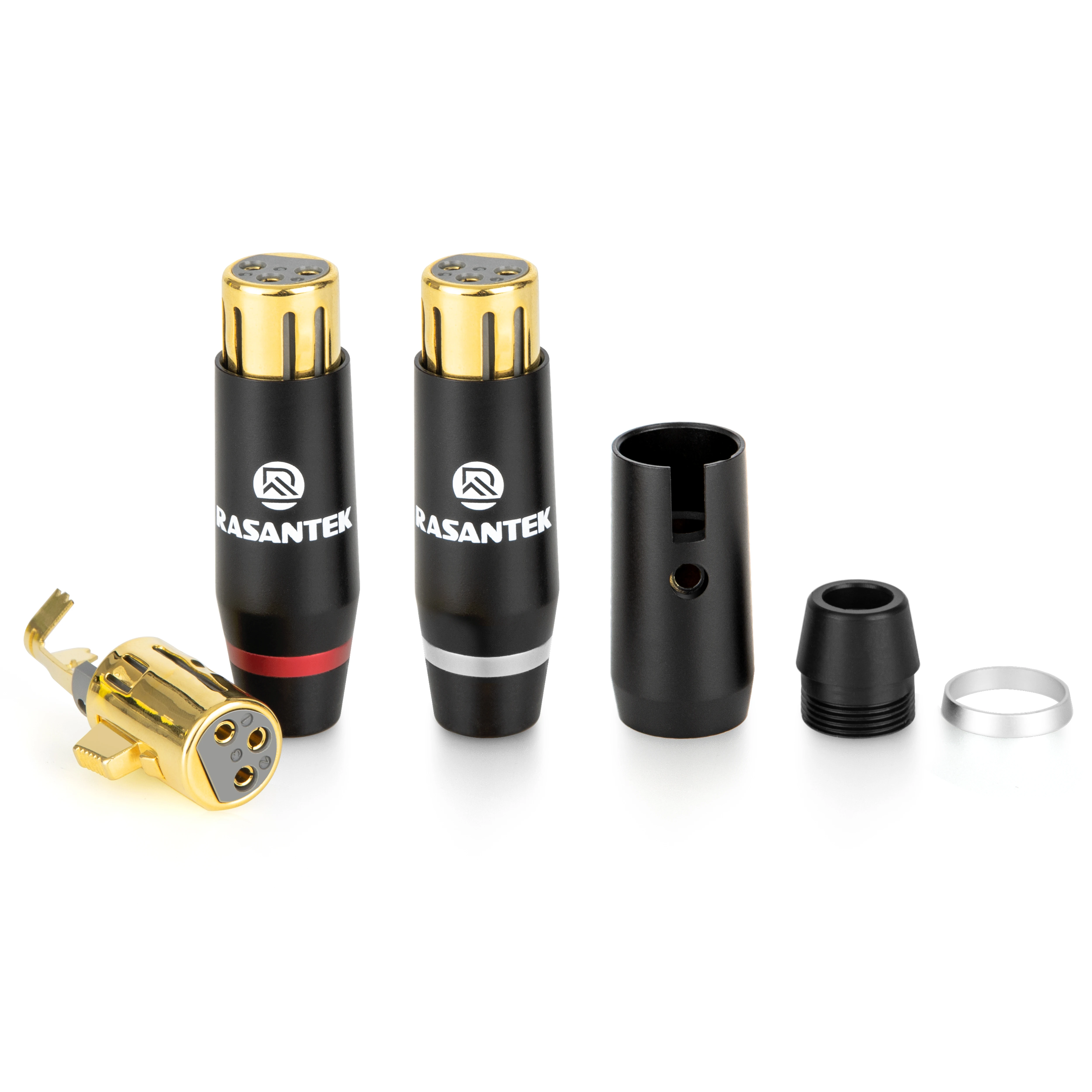 Профессиональный 3 pin XLR мужского и женского разъем контакт с золотым покрытием