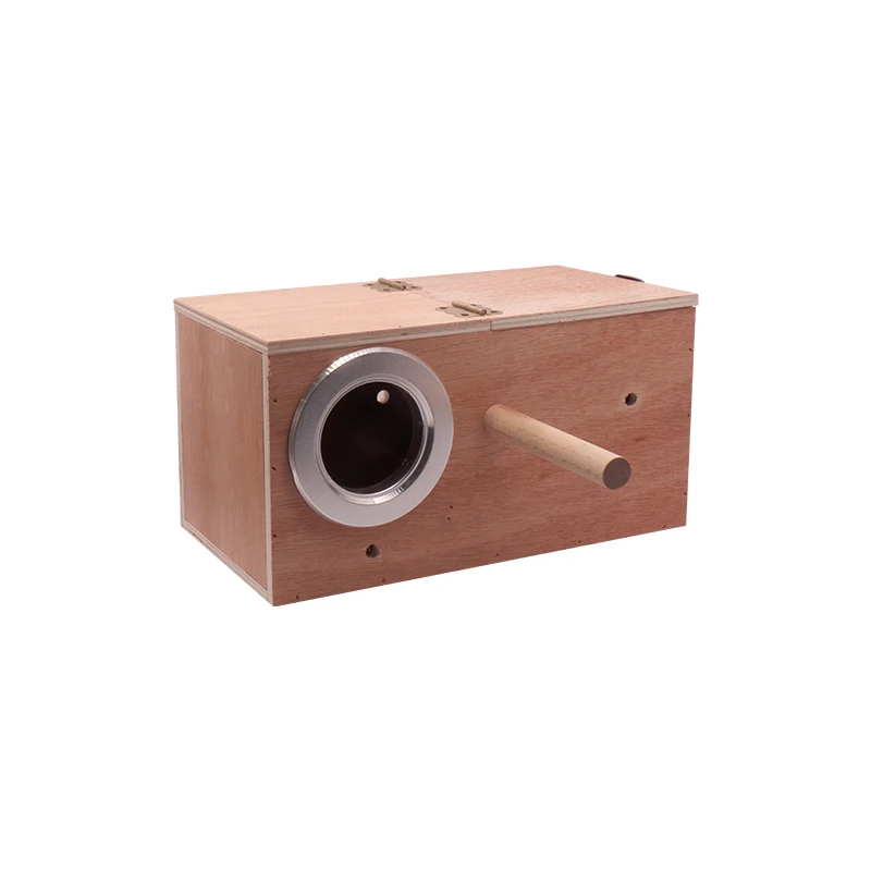 High Quality Wood House Parrot Nest Box Breeding Box Canary Bird Breeding Cage Aviary Nest Box For Bird Cages Of Birds
