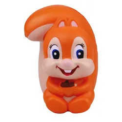 Soft Slow Rising PU Stress Jumbo Squishy Squirrel Promotion Toys Customized Squishy PU Foam Squirrel