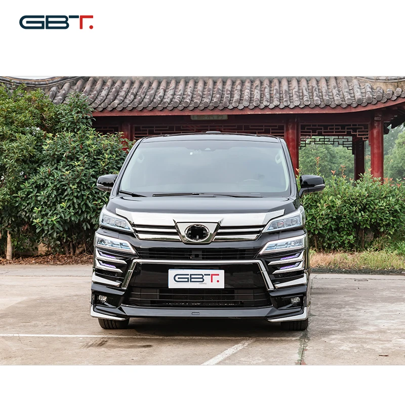 GBT Plastic for Vellfire 2020 facelift conversion parts bodykit for Vellfire 30 series car bumper set upgrade to modellista
