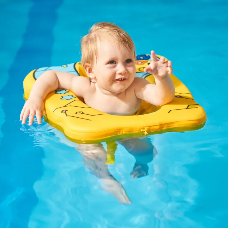 Non-inflatable baby swimming safely lying floating child swimming circle Non-inflatable baby swimming pool floating
