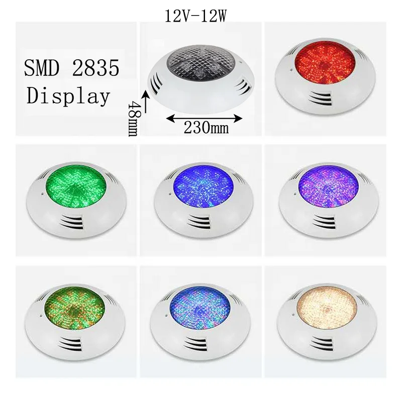 Ultrathin IP68 Wall Mounted 12V 36W Underwater Lamp led swimming pool lighting