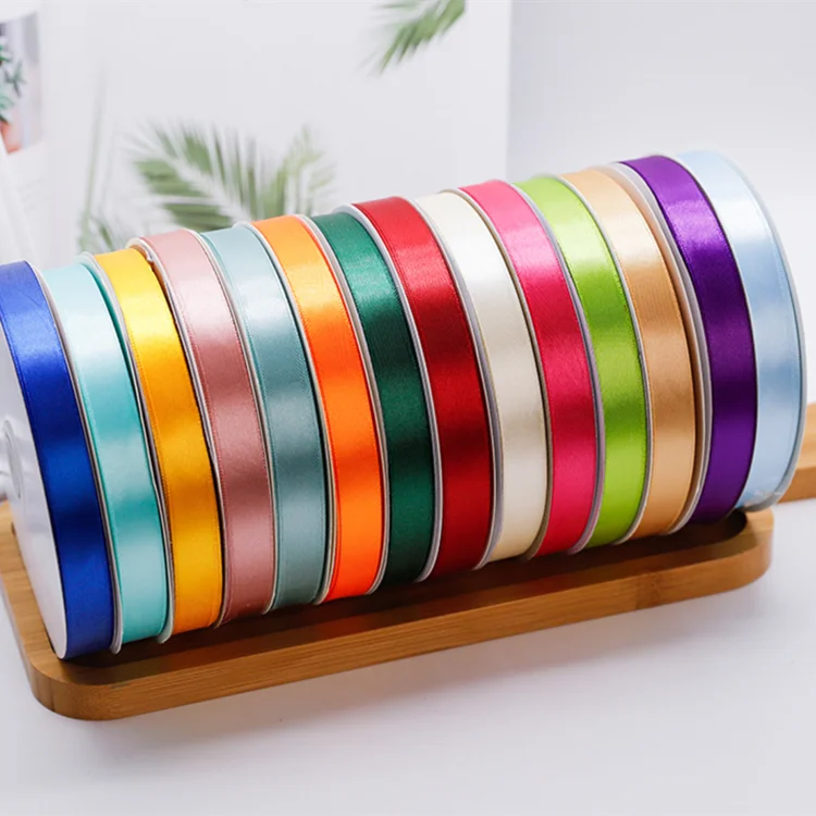 
2021 manufacturers wholesale 1.5cm cake ribbon fresh flower ribbon baking gift packaging decoration silk ribbon customize 
