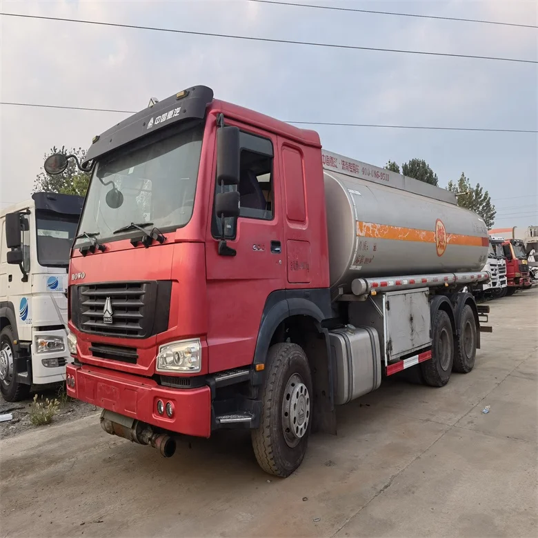 Fuel Tank Tanker Truck Used Sinotruk Howo 20000 Liters Diesel Oil Capacity