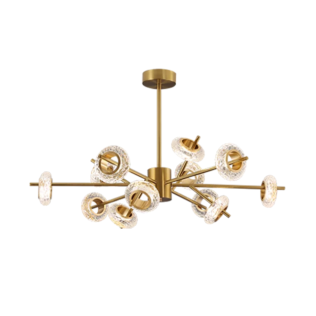 Nordic новый свет роскошный светильник для гостиной спальня столовая лампа креативный дизайнер хрустальный светодиодный ленточны