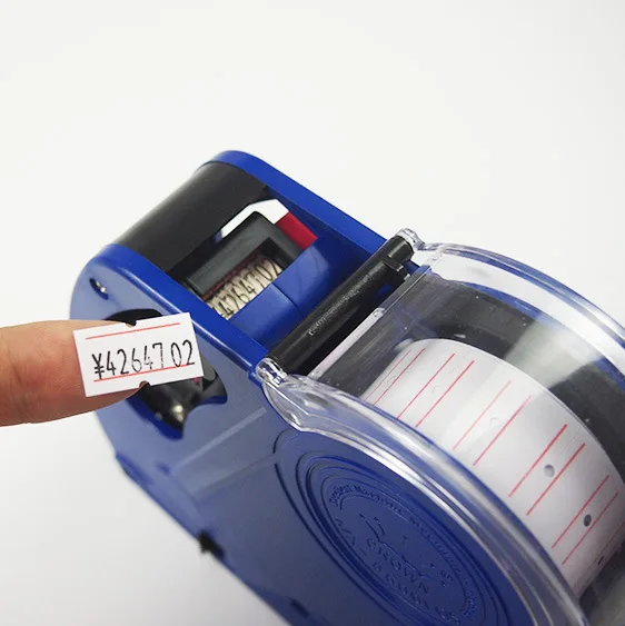 Портативная ручная машина для печати этикеток с точным управлением EOS 5500, 1 линия, 8 знаков, цена