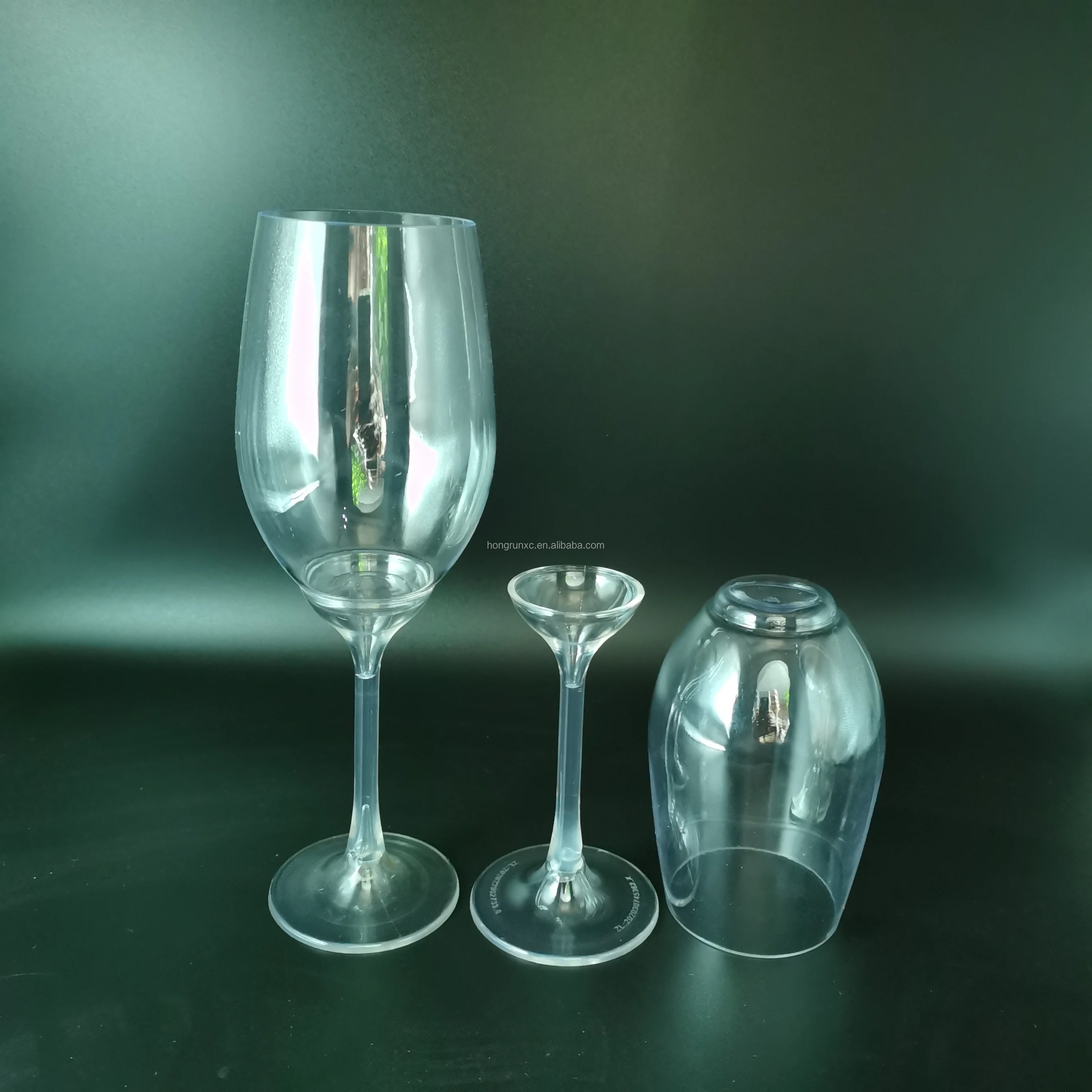 Detachable Goblet Plastic wine glass