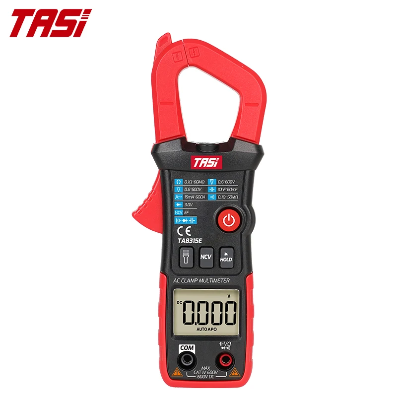 TASI TA8315E 5999 отсчетов зажим AC DC Цифровой измеритель Бесконтактный True-rms