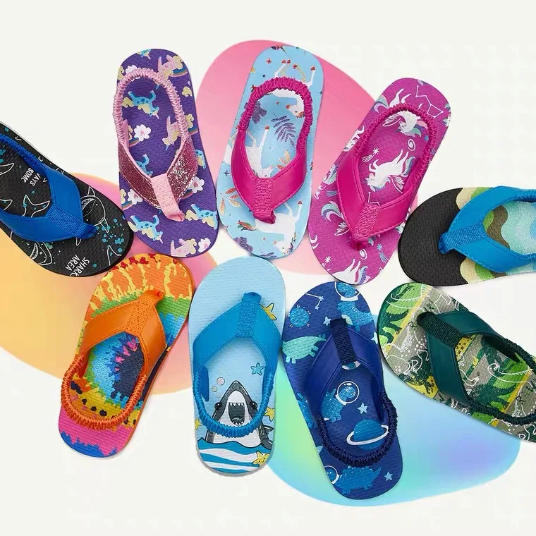 Новинка лета 2021, Нескользящие Симпатичные Мультяшные садовые тапочки для малышей