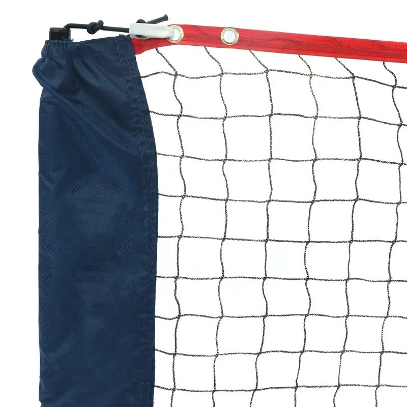 Portable Badminton Net Set - for Tennis, Soccer Tennis, Pickleball, Kids Volleyball - Easy Setup Nylon Sports Net with Poles