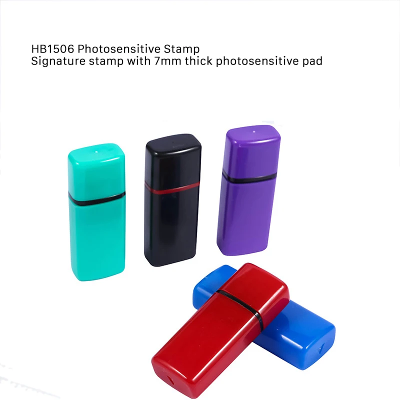 carimbo rubber foam scented ink pad sun machine pen hb32 cute square id rectangle ha 15x6 Flat Seal HB 1506 flash stamps