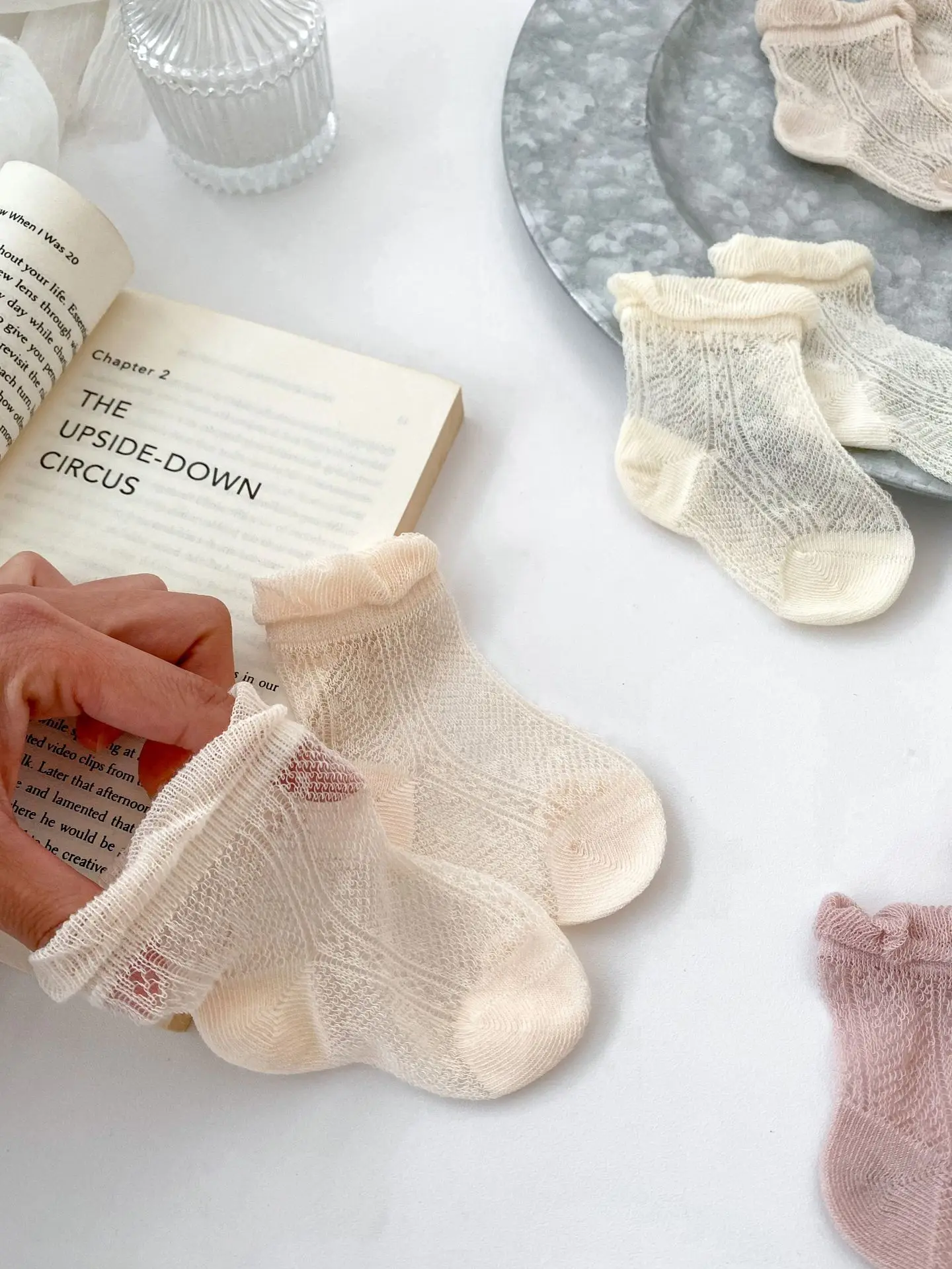 summer design newborn baby girls solid socks 4 color mix packing wholesale 0616ak