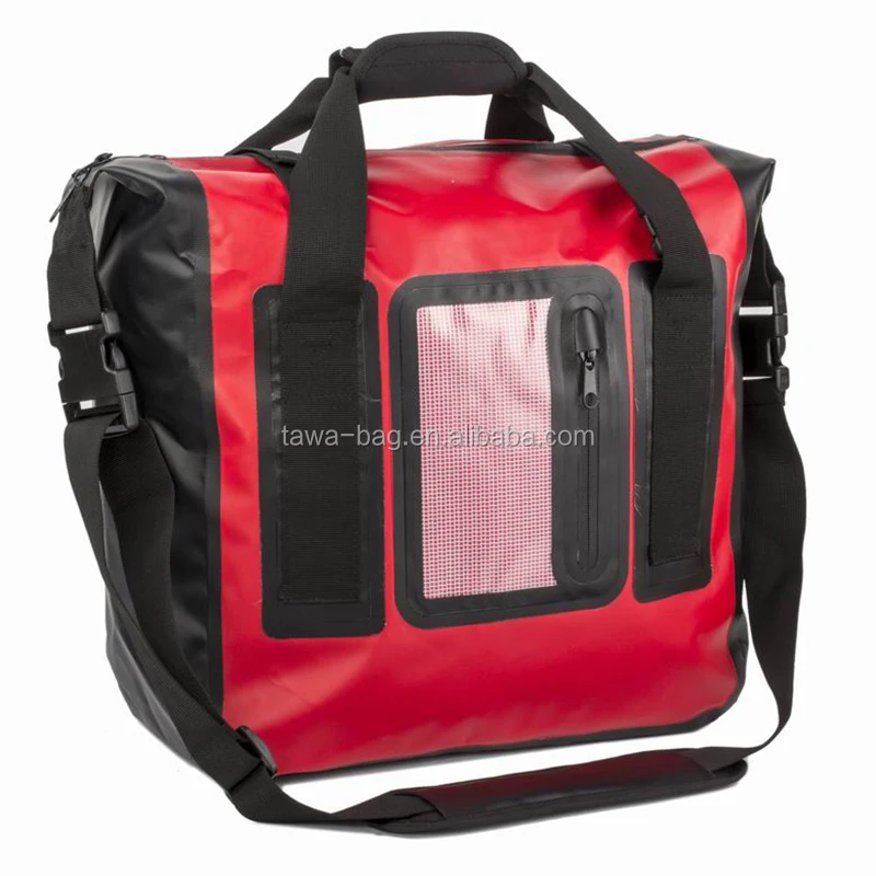 Durable 500D PVC tarpaulin 40L Duffle Bag waterproof duffel travel bag