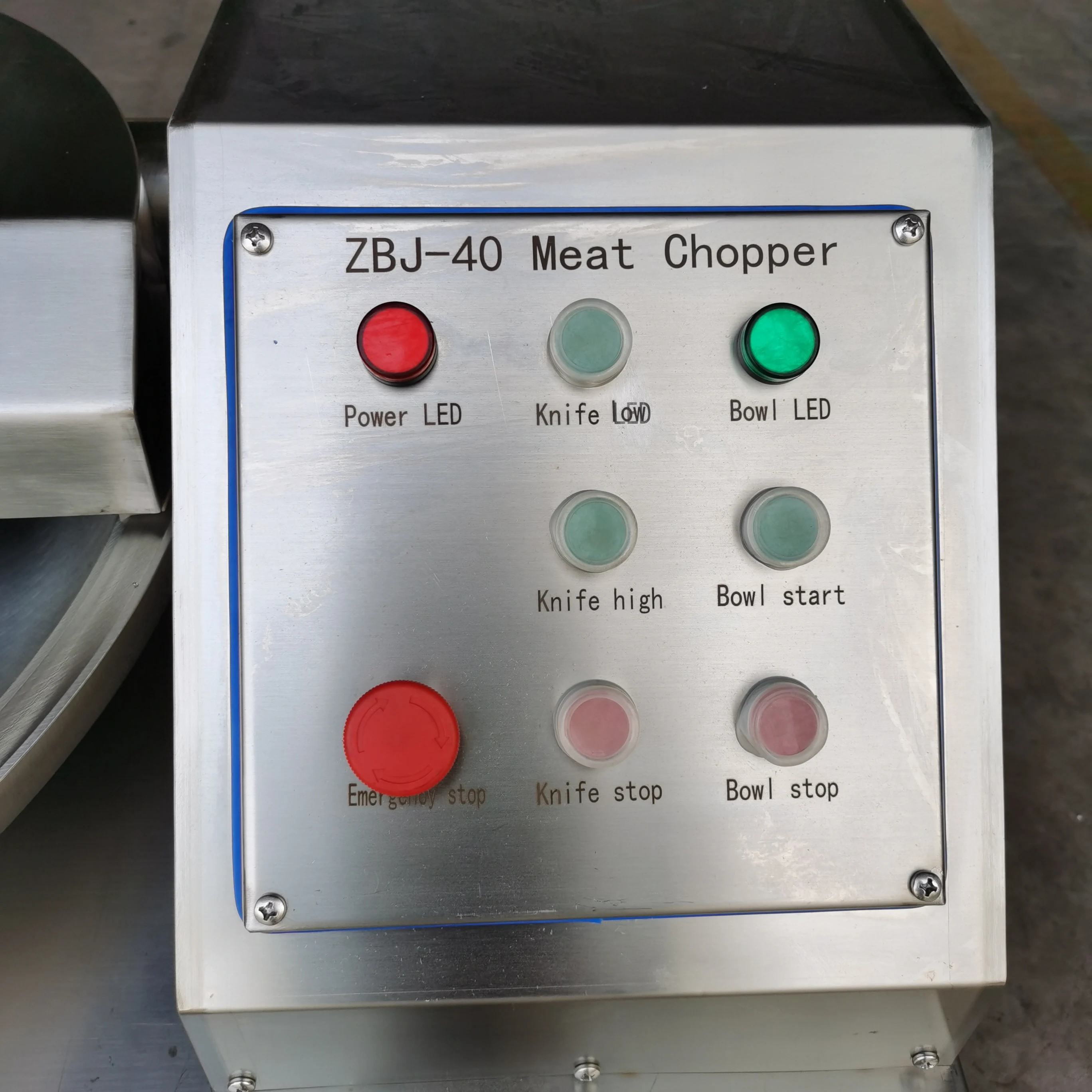 Automatic meat cabbage spinach food chopping machine meat bowl cutter chopper machine