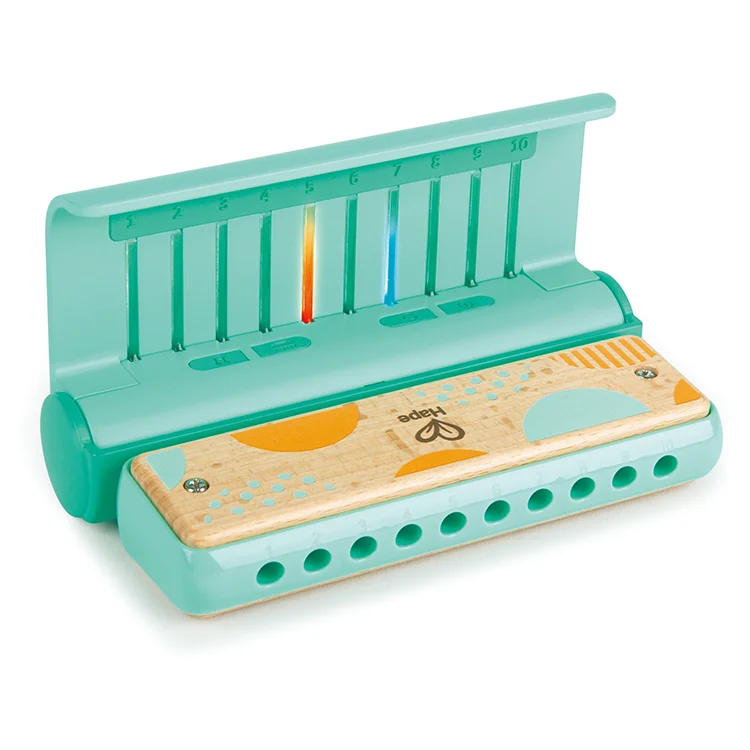 Детская гармоника, музыка, просвещение, Ранняя мелодия, музыкальная игрушка для обучения с подсветкой