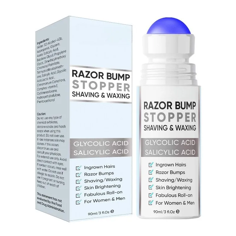 Razor Bump and Ingrown Hairs Serum After Shave Solution for Ingrown Hairs