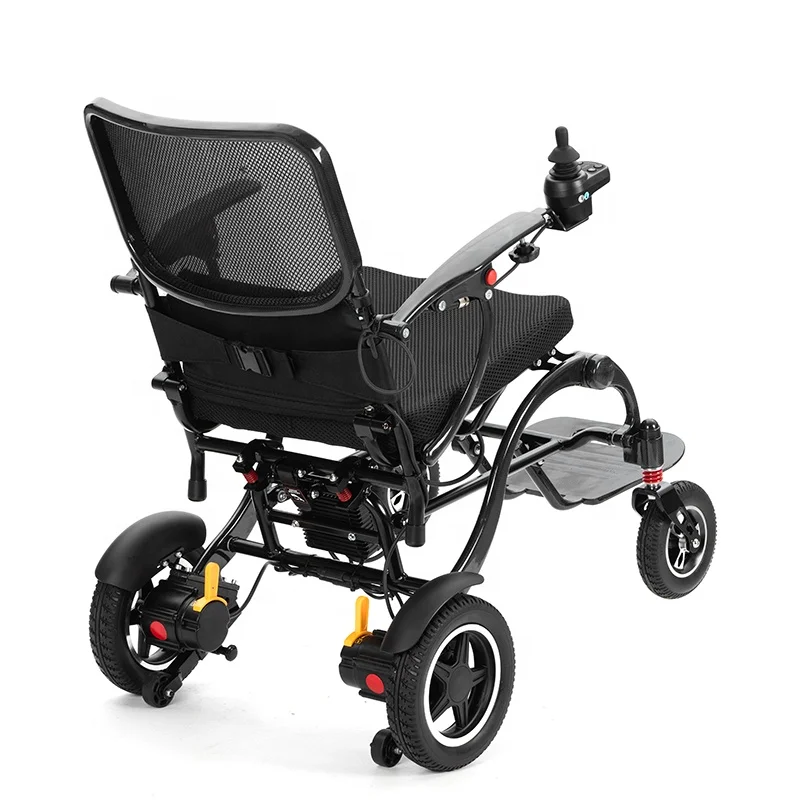 Super light 17kg lightweight power wheelchair 250*2 Brushless Motor electrical wheel chair