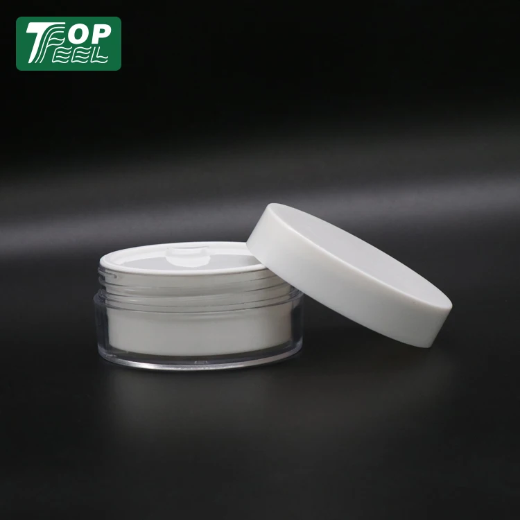 Factory Wholesale Luxurious Empty 20g 30g 50g 200g PS Plastic Double Wall Cosmetic Jar for Body Cream