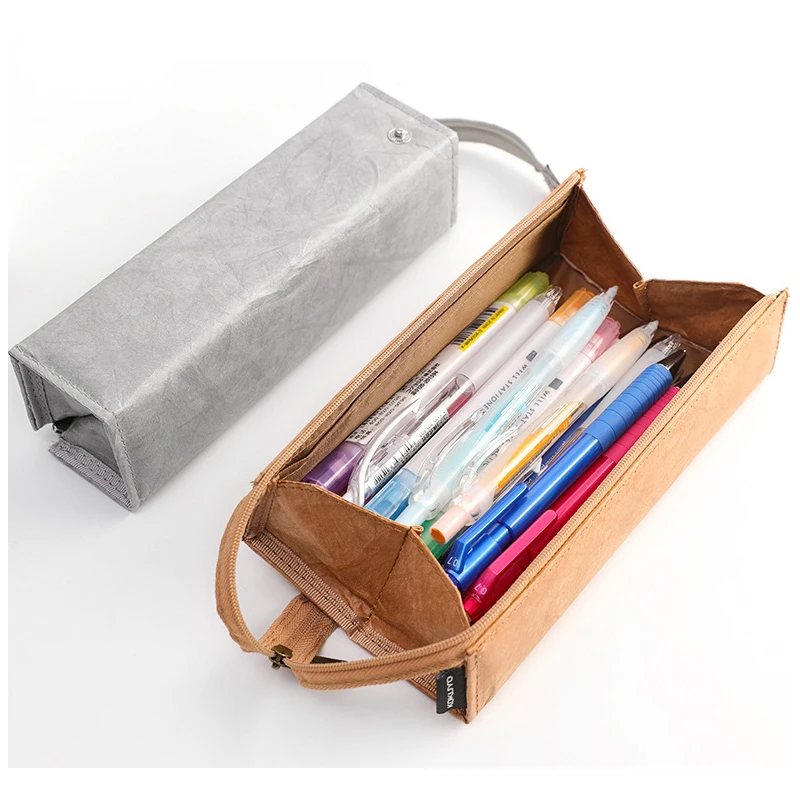 factory OEM middle East  high quality luxury water proof dupont tyvek Dubai pencil case pencil bag fashion stationery supplie