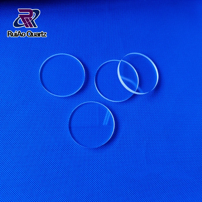 Высококачественная технология, круглая прозрачная кварцевая пластина, пластина из кварцевого стекла, прозрачная стеклянная пластина