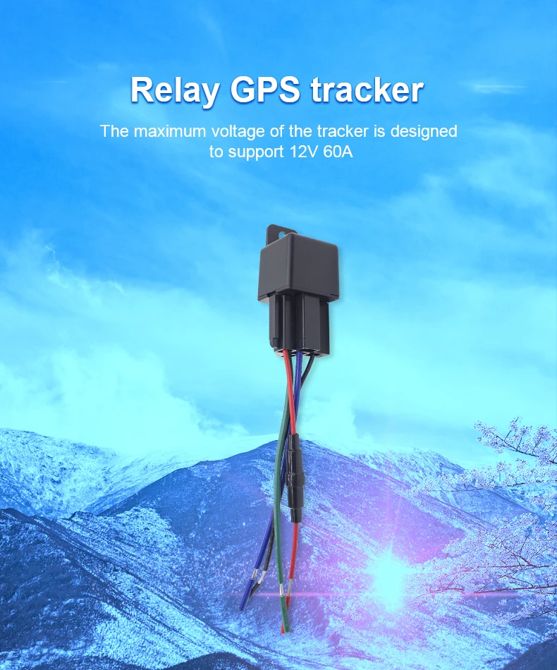 GT67 2G Relay GPS Tracker Movement Alarm Locator Gps Tracker For Truck
