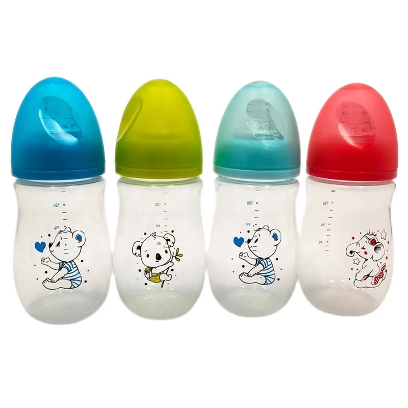 Babies Feeding Bottles PP Food Grade Plastic for Newborn Silicone Nipple Soft Safety Manufacturer Price Hand Free Milk Bottles