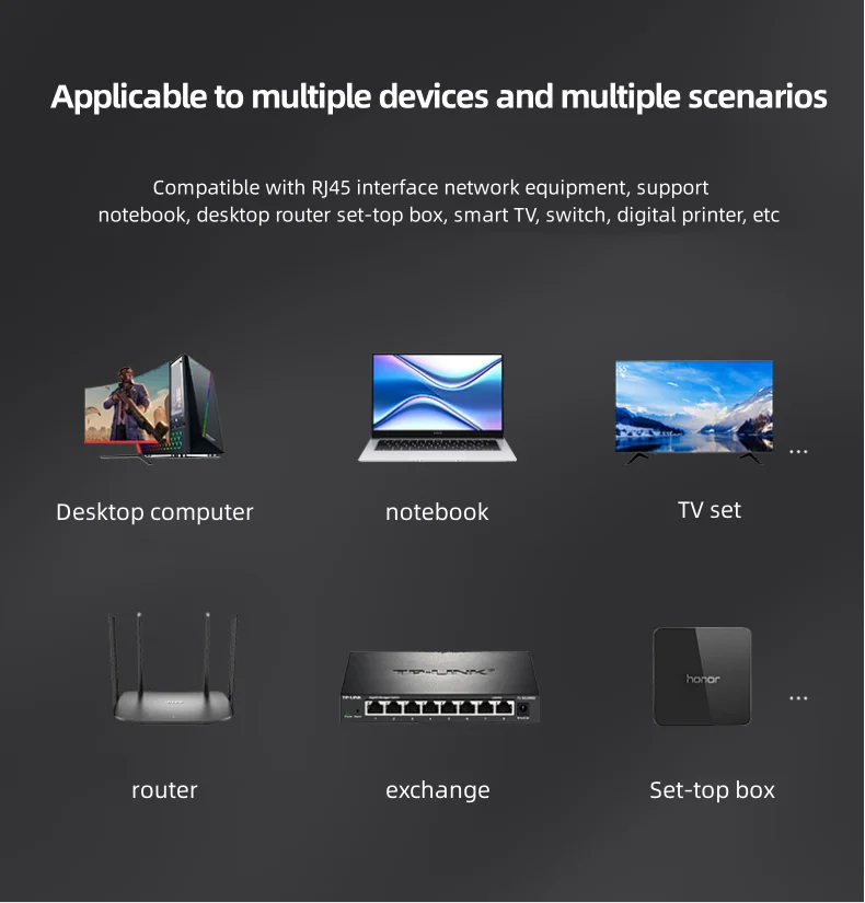 Oxygen Free Pure Copper Cat8 Shielded Twisted Pair Esports Broadband Network Jumper Cable Cat8 Network Cable