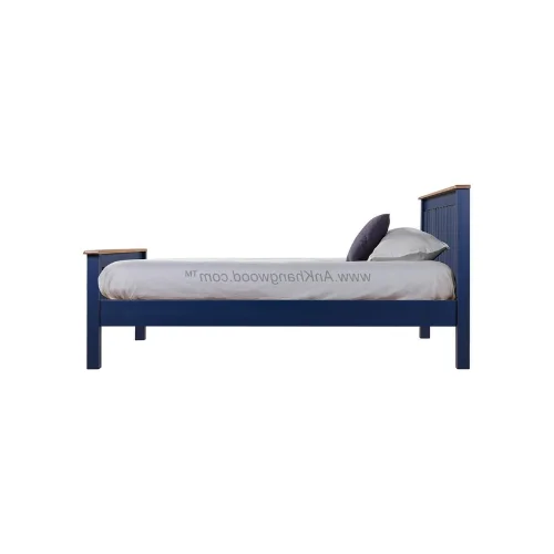 Wood Bed Frame King Size Top Favorite New Arrival Bedroom Furniture For Hotel Oak/Pine/Acacia Solid Wood Made In Vietnam Factory