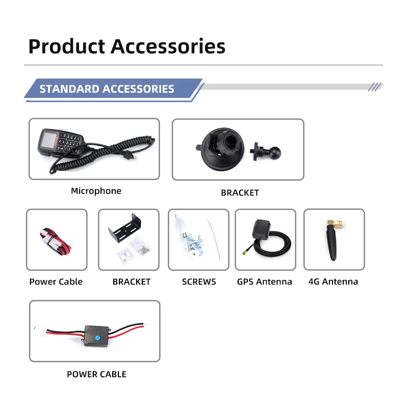 4G LTE Mobile Radio 25W Dual Band Base Radio GPS POC SIM Card Two Way Radio YANTON TM-7700D