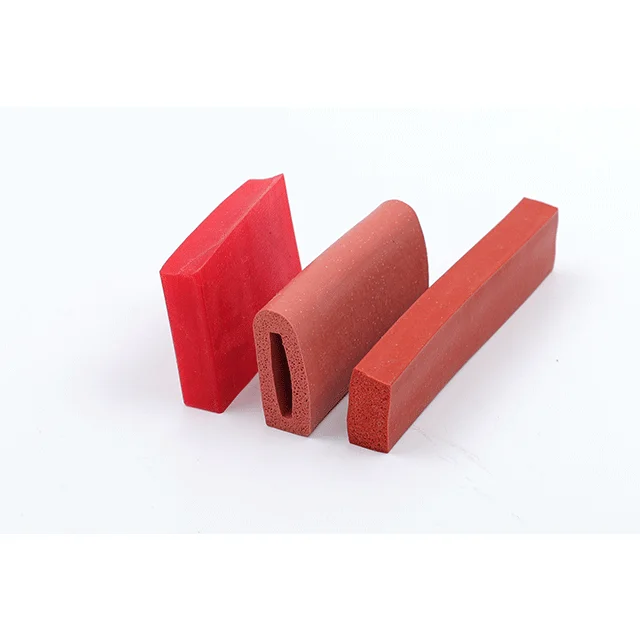 Color silicone Rubber Sealing Strips factory supplier