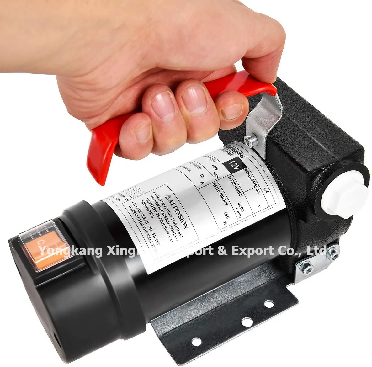 New type pumping unit small portable diesel fuel transfer pump DC12v/24v stainless steel  oil pump