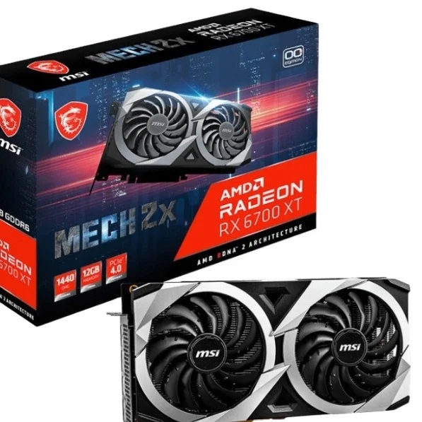 New Gigabyte Amd 6700xt Eagle Falcon/gaming Oc 12g Magic Eagle Desktop Game Graphics Card 6700xt