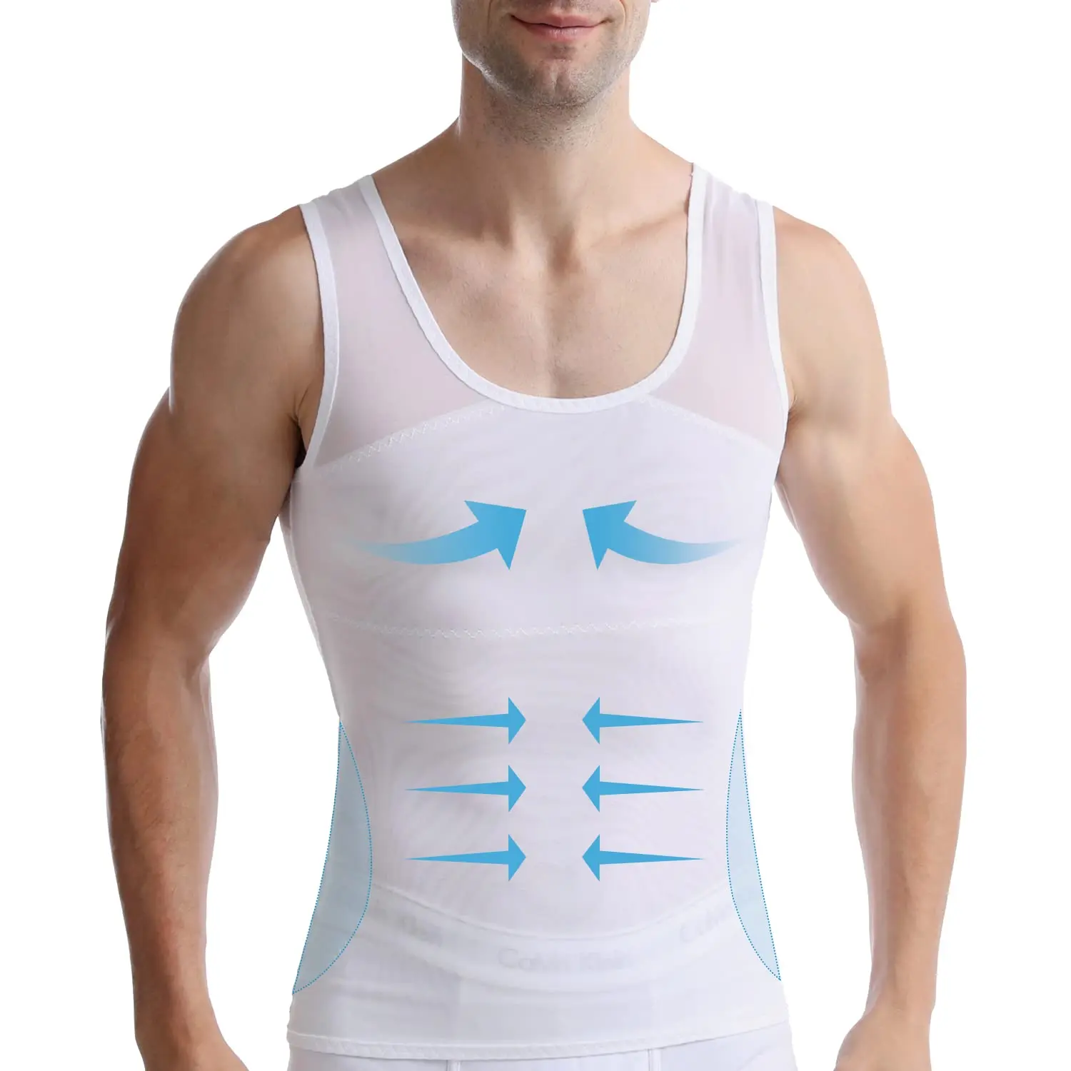 wholesale Products Body Shaper Vest Shirt Compression Shirt Tank Top Shapewear compression tank top for men