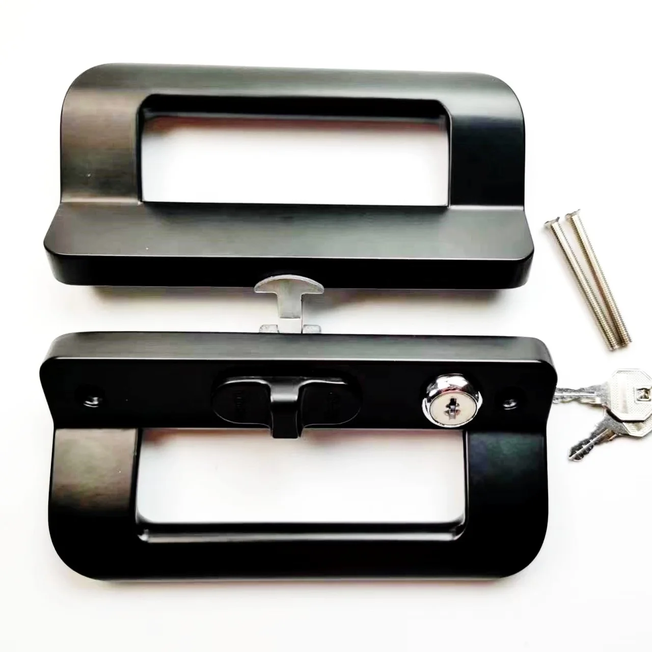 Wholesale Aluminum Alloy Door with Handle Sliding Door Handle lock Sliding Door Lock