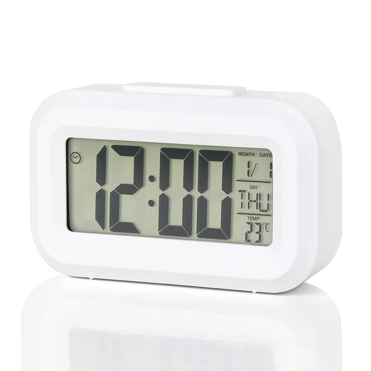 New electronic clock smart desktop multi-function clock with luminous temperature calendar kitchen timer