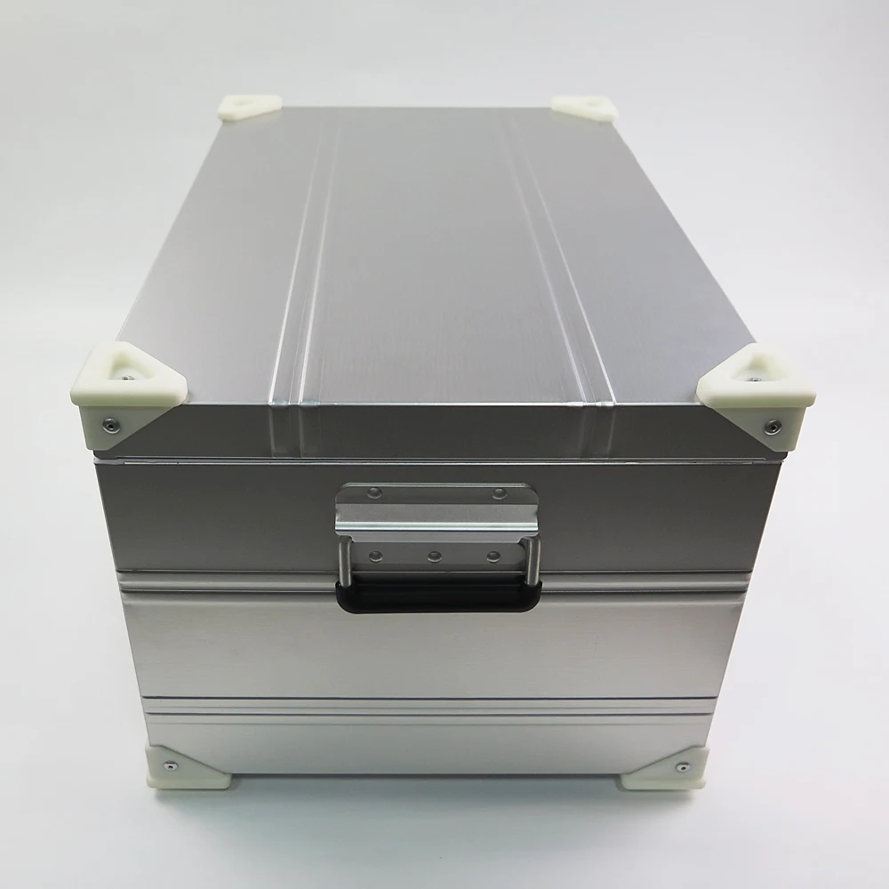 wholesale price new design vintage bins trunks large metal container aluminum boxes waterproof case big portable storage box
