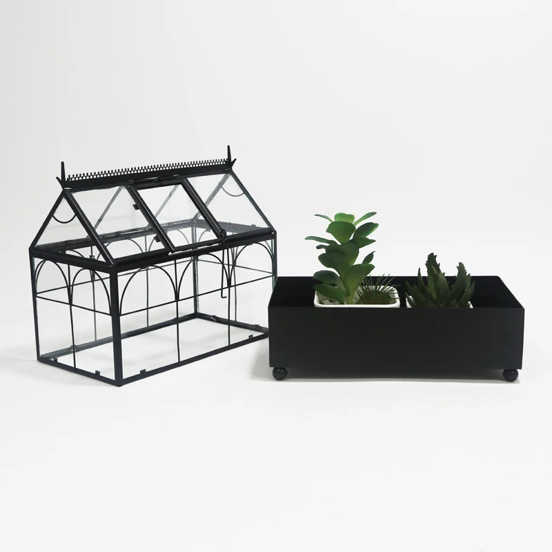 Factory Wholesale custom-made Glass Small Sunshine Room, plant display decorative cabinets