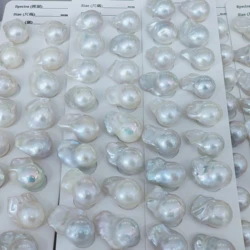 Wholesale High Quality Baroque Natural White Pearl Loose Beads for Handmade Jewelry Making joyas de perlas