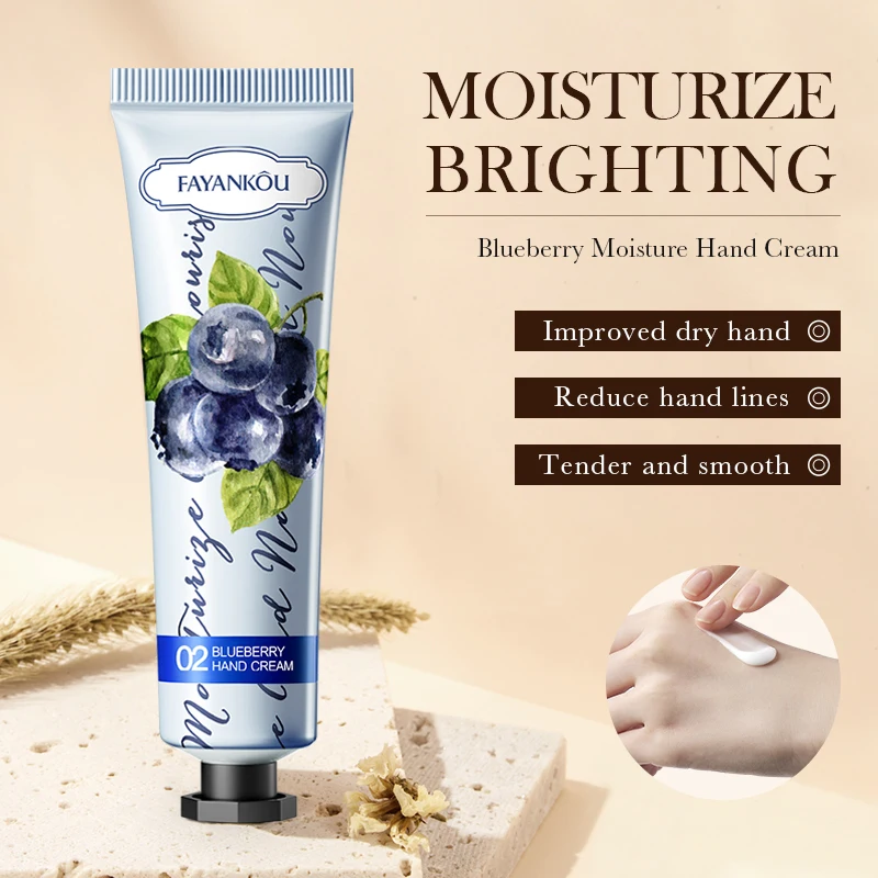 FAYANKOU Cosmetic moisturizing Natural Anti Aging Hand Care Cream Tube Organic Whitening Private Label Custom Lotion Handcream