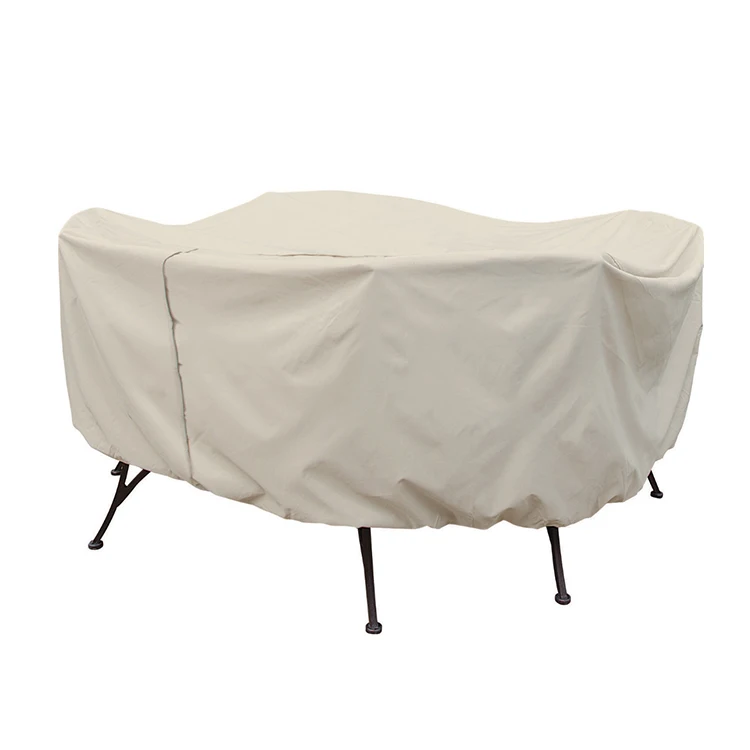 122*80CM Round Garden Waterproof Outdoor Furniture Table And Chair Set Cover
