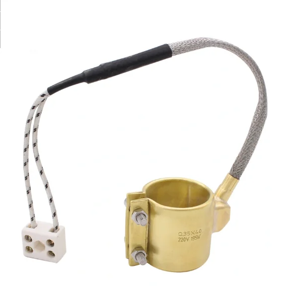 VSEC Industrial Heating element thermocouple 35*45 Electric Extruder flat brass Band Heater
