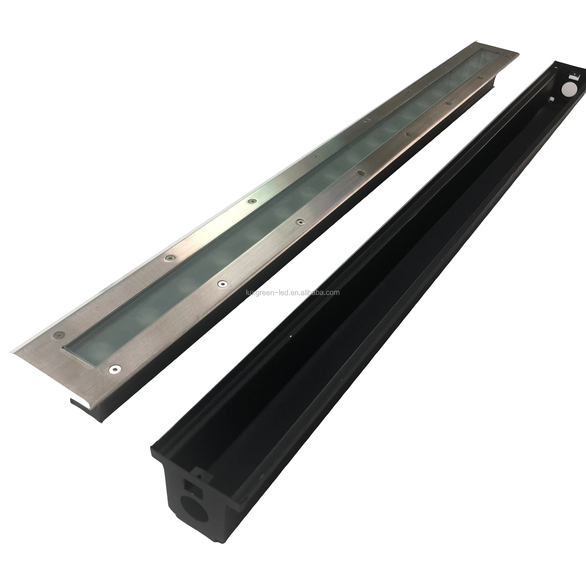 Встраиваемый линейный прожектор 200 мм, 1000 мм, изнашиваемая лампа, 12-24 В, наружная, водонепроницаемая, IP67