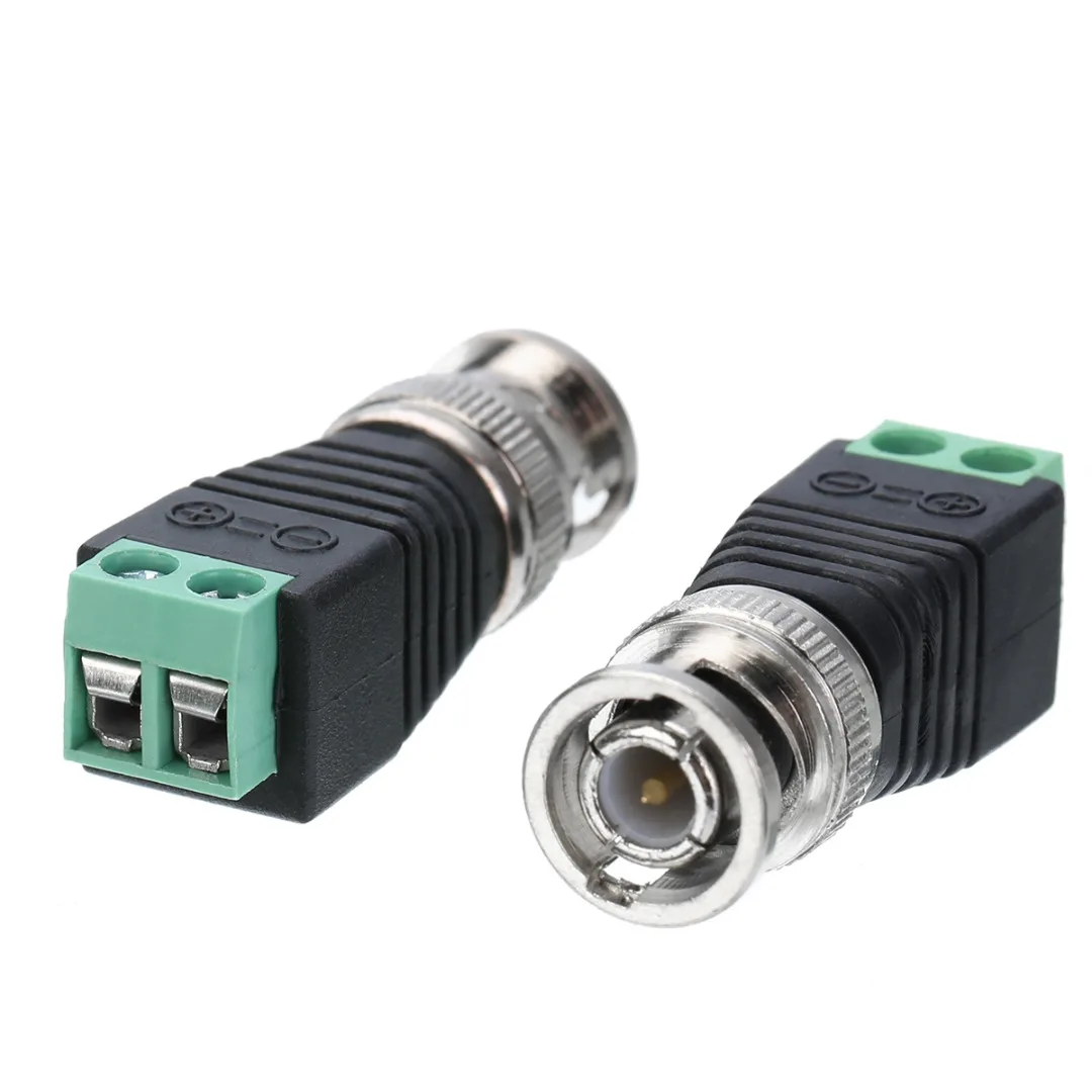 JR cctv accessories high quality coax cat5 to bnc connector